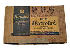 Usado, Caixa 18 Genuíno Electrolux 4 Camadas Tanque Aspirador de Pó Saco de Filtro Gráficos Anos 1950 comprar usado  Enviando para Brazil