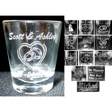 Personalized shot glasses d'occasion  Expédié en France
