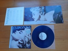 MADONNA - LP AZUL VERDADEIRO EM VINIL AZUL COM PÔSTER -ORIG. PRENSAGEM AUSTRALIANA 1986 comprar usado  Enviando para Brazil