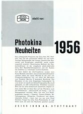 Zeiss ikon prospekt gebraucht kaufen  Dresden