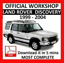 OFICINA OFICIAL Serviço Manual de Reparo LAND ROVER DISCOVERY 1999 - 2004 comprar usado  Enviando para Brazil