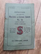 Instructions emploi machine d'occasion  Onville