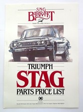 Triumph stag sng for sale  SCUNTHORPE