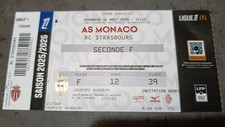 Ticket monaco strasbourg d'occasion  Cap-d'Ail