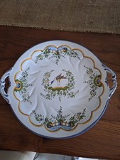 Plat faïence renoleau d'occasion  Rouillac