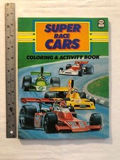 VTG 1984 Super Race Cars Coloring & Activity Book comprar usado  Enviando para Brazil
