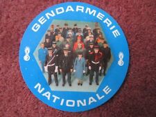 Autocollant gendarmerie nation d'occasion  Yport