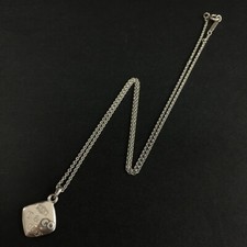 TIFFANY&CO. Colar pingente almofada montagem quadrada prata 925 1837/6BD0849 comprar usado  Enviando para Brazil