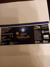 Geist weihnacht tickets gebraucht kaufen  Olching
