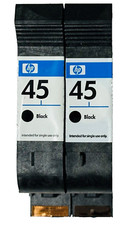 Novo Genuíno HP 45 51645a Preto Conjunto de 2 Cartuchos de Tinta Deskjet 6122 960 comprar usado  Enviando para Brazil