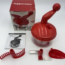 Usado, Batedor misturador cortador processador de alimentos vermelho Tupperware Quickchef 4 xícaras comprar usado  Enviando para Brazil