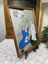 Miroir mural vintage d'occasion  Le Grand-Lucé