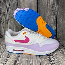 Nike Air Max 1 Branco/Rosa Alquimia/Foto Azul/Lilás WMNS 12 Masculino 10.5 HF5071-100 comprar usado  Enviando para Brazil