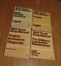 1983 Ford F150 F250 F350 Pickup Truck Bronco E150 E250 E350 Van Manual de Serviço comprar usado  Enviando para Brazil