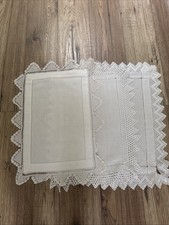 Three vintage antimacassar for sale  STONEHOUSE