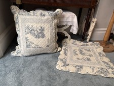 Pair quilted toile for sale  SOUTHSEA