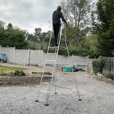Henchman aluminium step for sale  DENBIGH