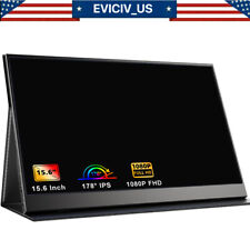 Monitor portátil EVICIV 15.6" 1200:1 mini ultra fino HDR IPS FHD 2*USB C HDMI comprar usado  Enviando para Brazil