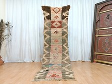 Tapete de corredor bonito feito à mão 2x7 exclusivo vintage marroquino autêntico comprar usado  Enviando para Brazil