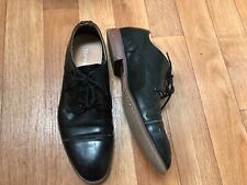 Mens black leather for sale  RUGBY