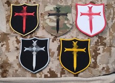 NSWDG DevGru Gold SQN Crusader Cross 5 Patch Set - Todos Fundos Diferentes. comprar usado  Enviando para Brazil