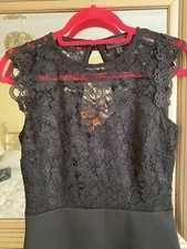 Lipsy black lace for sale  WALTHAM CROSS