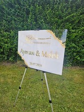 Willkommensschild hochzeit per gebraucht kaufen  Friedrichshafen