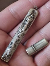 VIRGEN PILAR COLGANTE ALFILETERO GUARDA AGUJAS SPAIN 8,5 CMS ALTO USADO ORIGINAL comprar usado  Enviando para Brazil