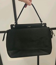 Schwarze lederhandtasche credi gebraucht kaufen  Düsseldorf