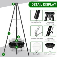 Camp fire tripod for sale  Flanders