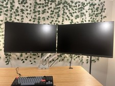 Dell monitors dual for sale  EASTBOURNE