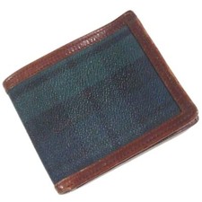 Usado, Carteira Masculina Bifold Polo by Ralph Lauren Marrom e Verde - Clássica Compacta 4"x3.5" comprar usado  Enviando para Brazil