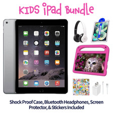 Apple iPad Air 2 32GB Cinza Espacial WiFi 9,7" - GARANTIA - PACOTE INFANTIL ROSA comprar usado  Enviando para Brazil