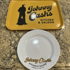Bandeja e prato de colecionadores Johnny Cash da cozinha permanentemente fechada em TN comprar usado  Enviando para Brazil