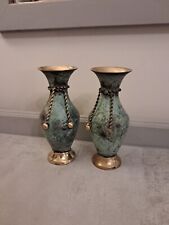 Pair decorative brass for sale  MARKET RASEN
