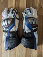 Luvas de couro BMW Mottarad tamanho 8 usadas excelente estado branco comprar usado  Enviando para Brazil