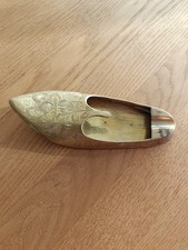 Messing schuhaschenbecher vint gebraucht kaufen  Pyrbaum