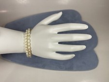 Pérola de água doce cultivada moda joias bobina fio pulseira 13"/5mm pequena comprar usado  Enviando para Brazil