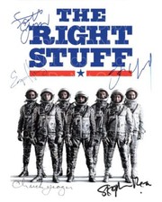 Right stuff signed for sale  Cedar Falls