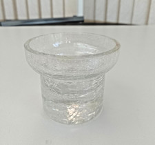 Crackle glass candle for sale  UK