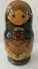 Boneca russa de madeira contém 5 bonecas e 7,25 pol. de altura comprar usado  Enviando para Brazil