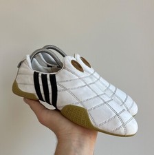 Tênis de couro vintage Adidas branco corrida Y2K comprar usado  Enviando para Brazil