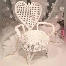 white chair small wicker for sale  Saegertown