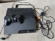 Playstation black slim for sale  NEWBURY