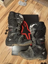 Botas masculinas de motocross offroad MX tamanho 10 Alpinestars Tech 7 MX Dirt Bike comprar usado  Enviando para Brazil