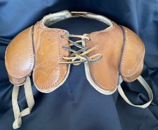 Almofadas de ombro antigas AG Spalding & Bros couro futebol juvenil vintage PAT 1916 comprar usado  Enviando para Brazil