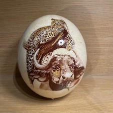 Uovo struzzo decorato usato  Orsago