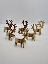 Hammered brass reindeer for sale  DARTFORD