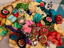 Vintage christmas crepe for sale  LONDON