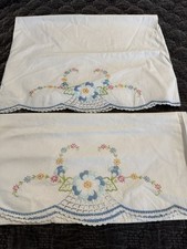 Vtg handmade embroidered for sale  Topeka